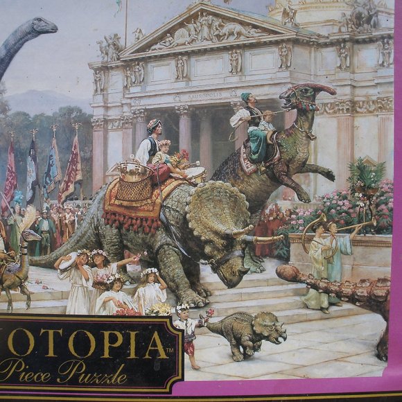 Dinotopia Dinosaur Parade 750 Piece Puzzle - Picture 8 of 16